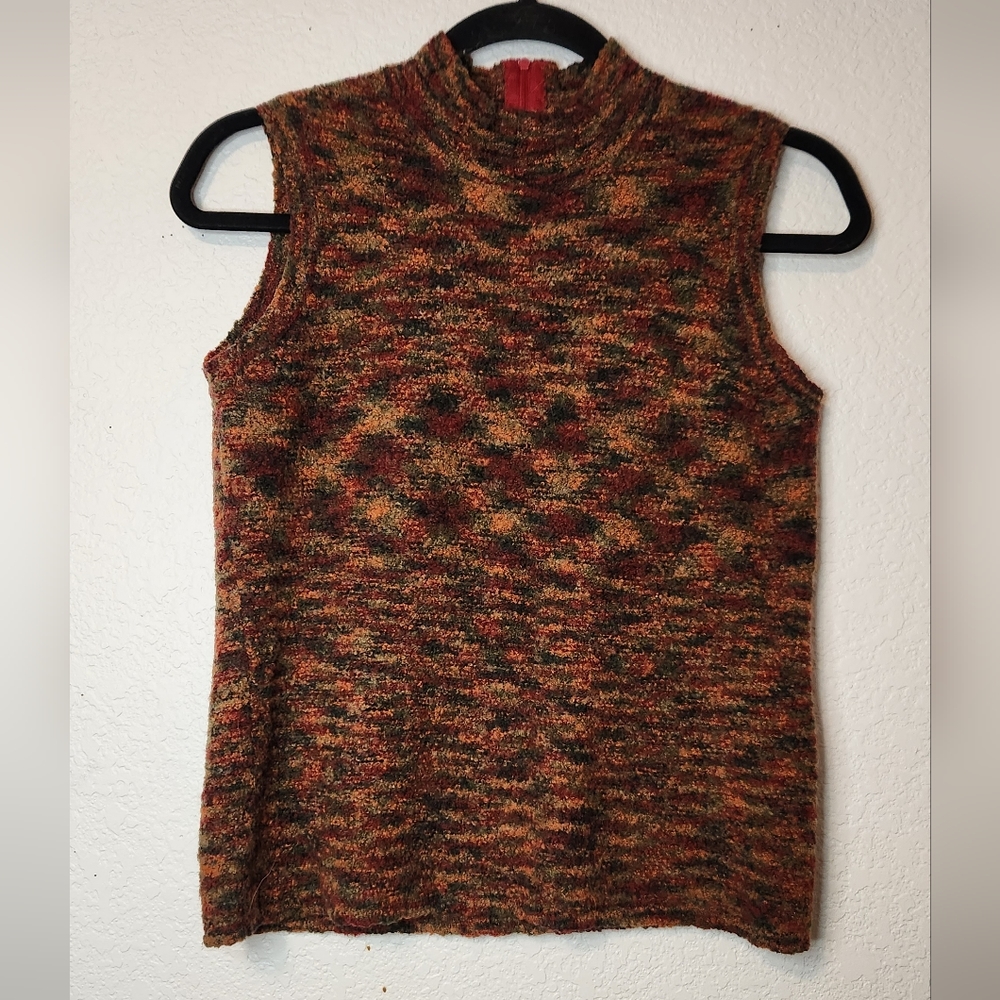 Koret Petite‎ Sleeveless Wool Blend Sweater Vest, Size SP